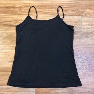 Merona Black Layering Tank Top w/ Spaghetti Straps